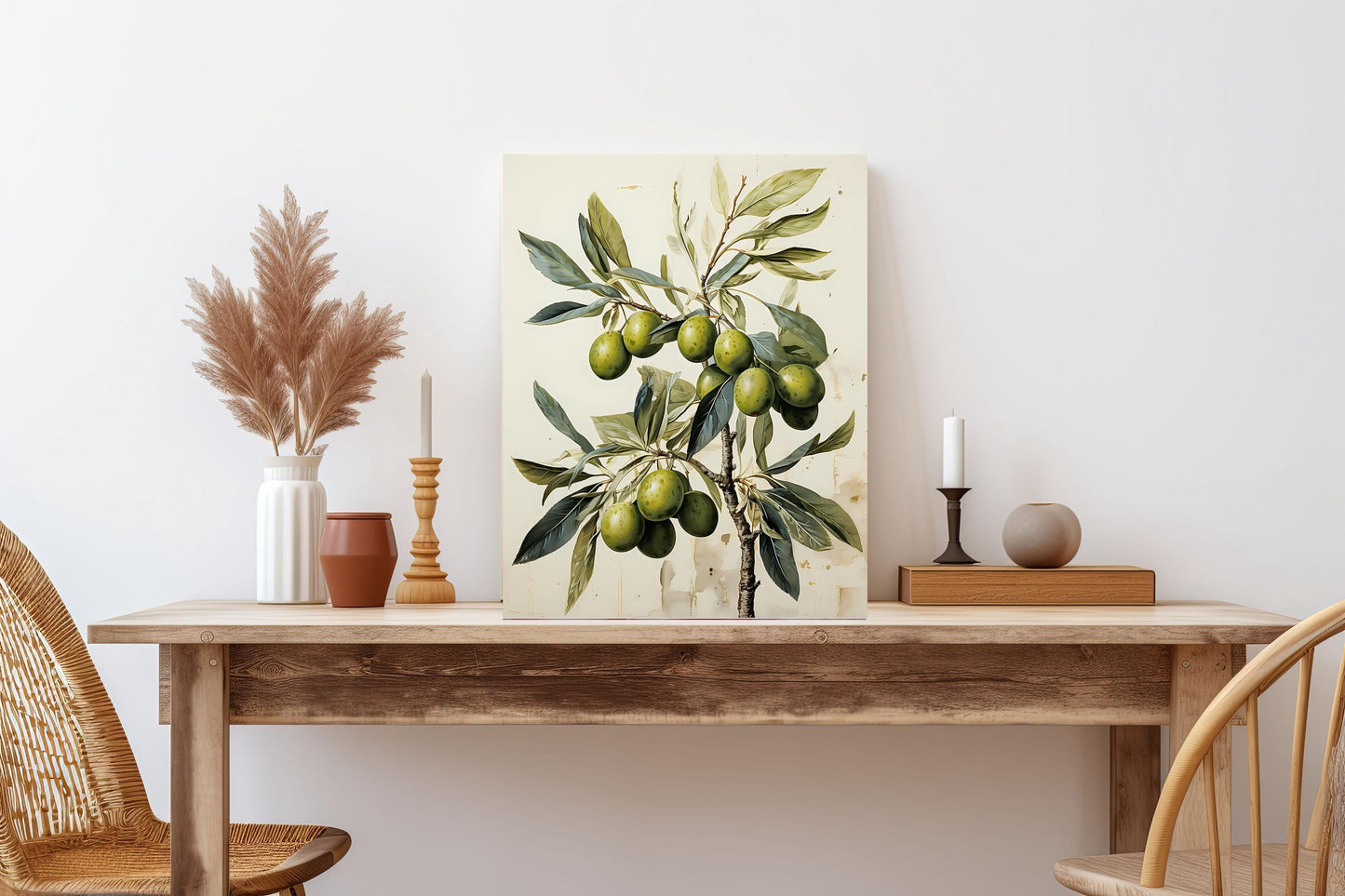 New Release, 11x14 Olive Branch Wall Art Canvas Print