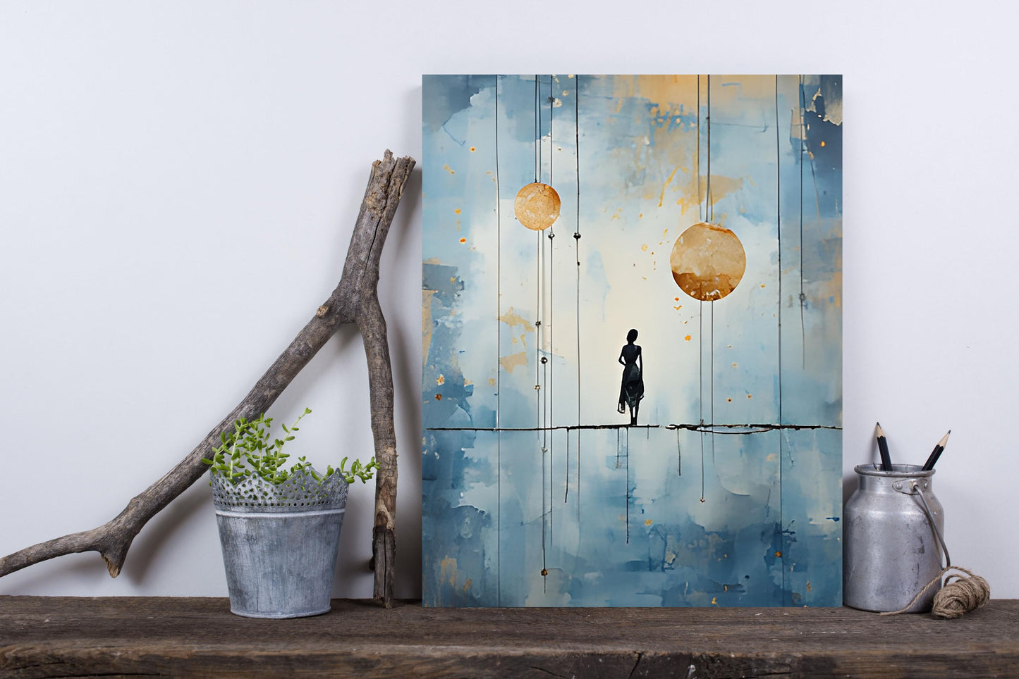 11x14 Tightrope Wall Art Canvas Print