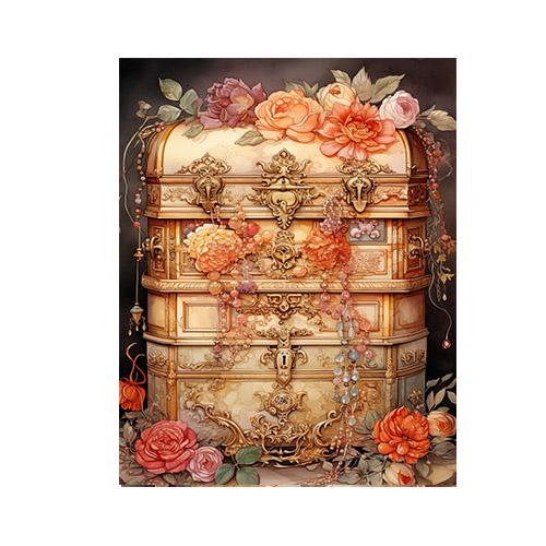 11x14 Treasure Chest Wall Art Canvas Print