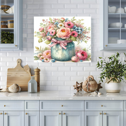 New Release, 20x16 Enchanted Bouquet Wall Art Canvas Print