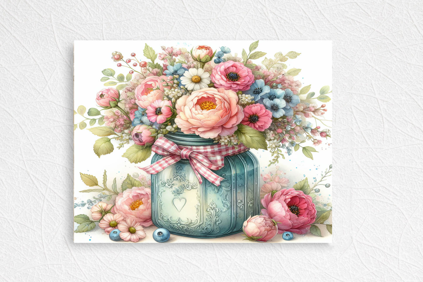 New Release, 20x16 Enchanted Bouquet Wall Art Canvas Print