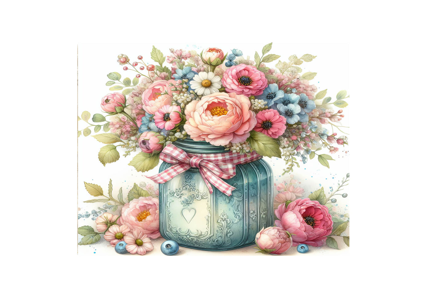 New Release, 20x16 Enchanted Bouquet Wall Art Canvas Print