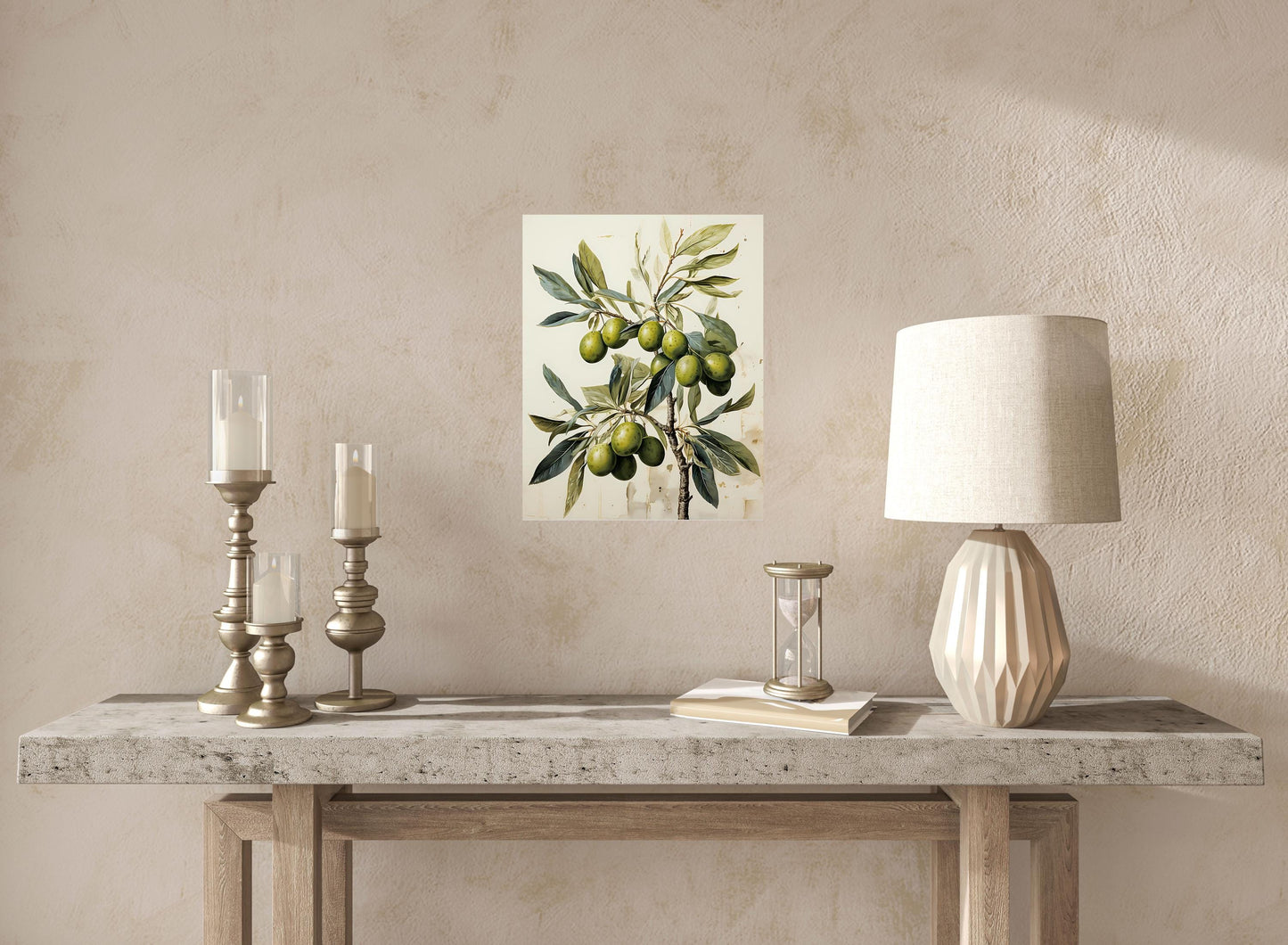 New Release, 11x14 Olive Branch Wall Art Canvas Print