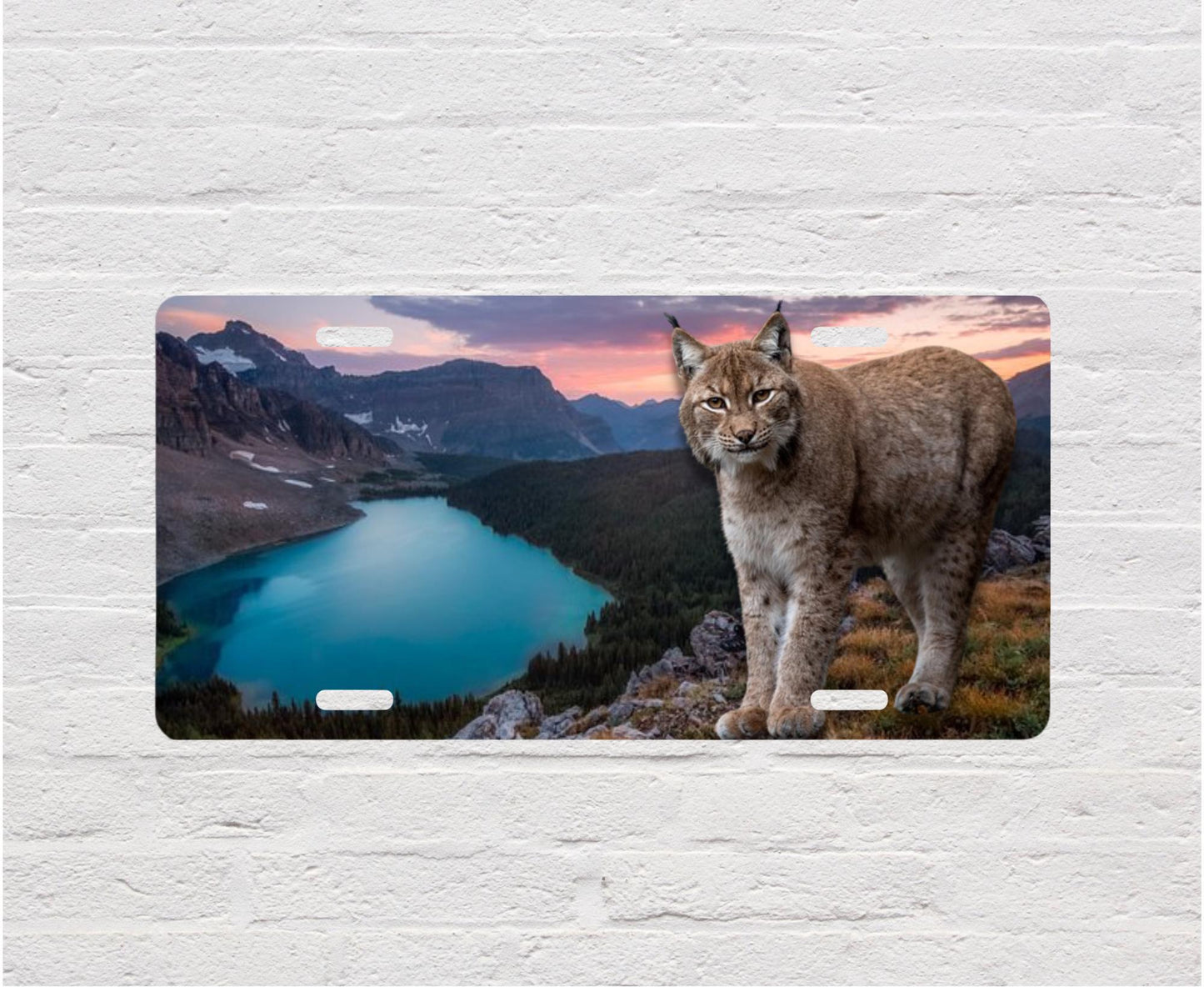 New Release Lynx Vanity Front License Plate, Aluminum License Plate Car Accessory Decorative Front Plate