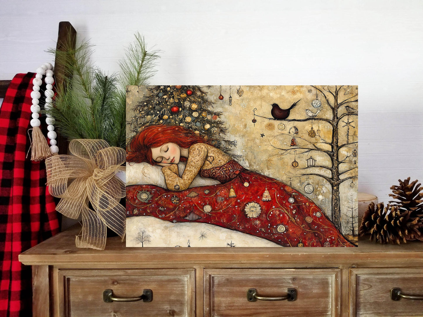 Christmas Dreams 20x16 Christmas Canvas Print