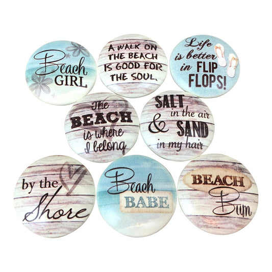 Set of 8 Beach Bum Nautical Cabinet Knobs