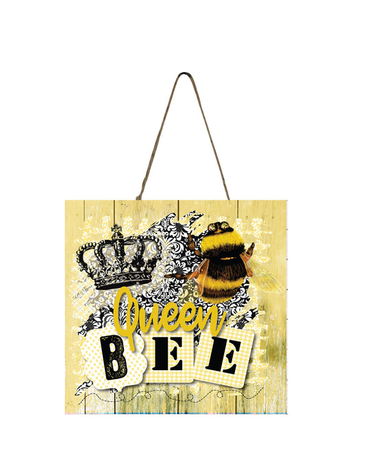 Queen Bee Kitchen  Wood  Mini Sign