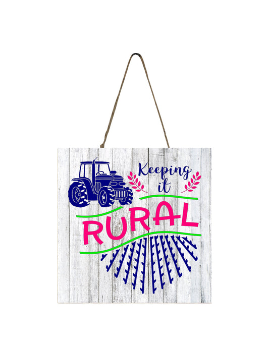 Keeping in Rural Farmhouse Mini Wood Sign