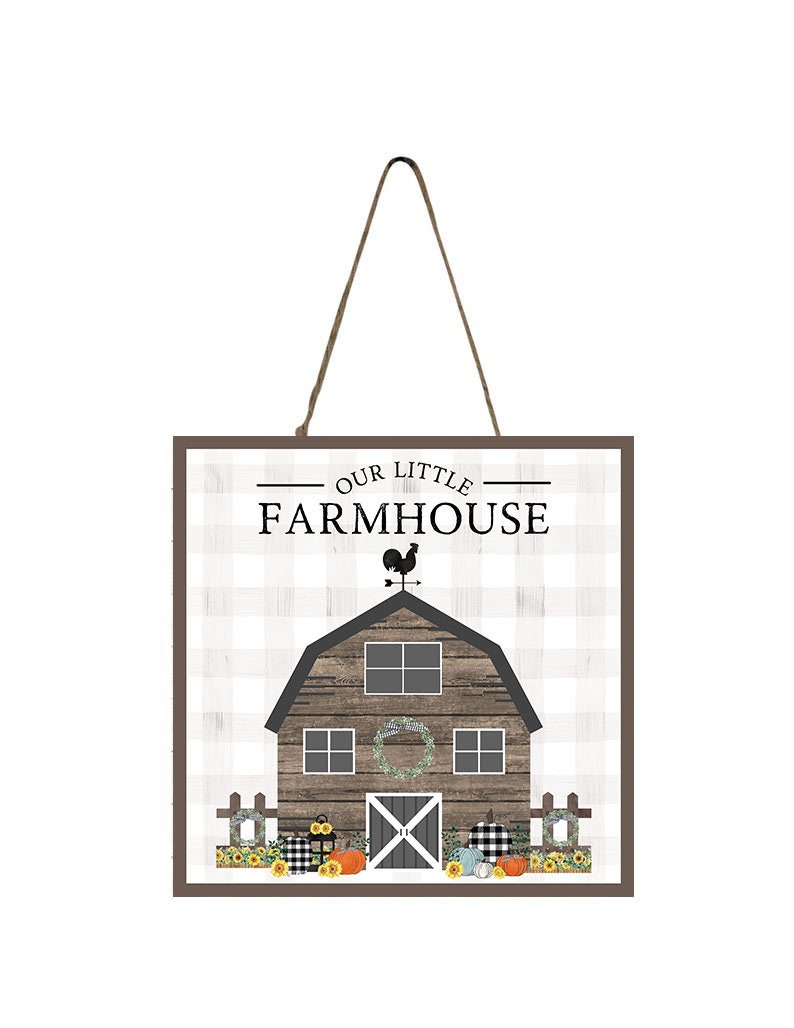 Our Little Fall Farmhouse  Wood Mini Sign