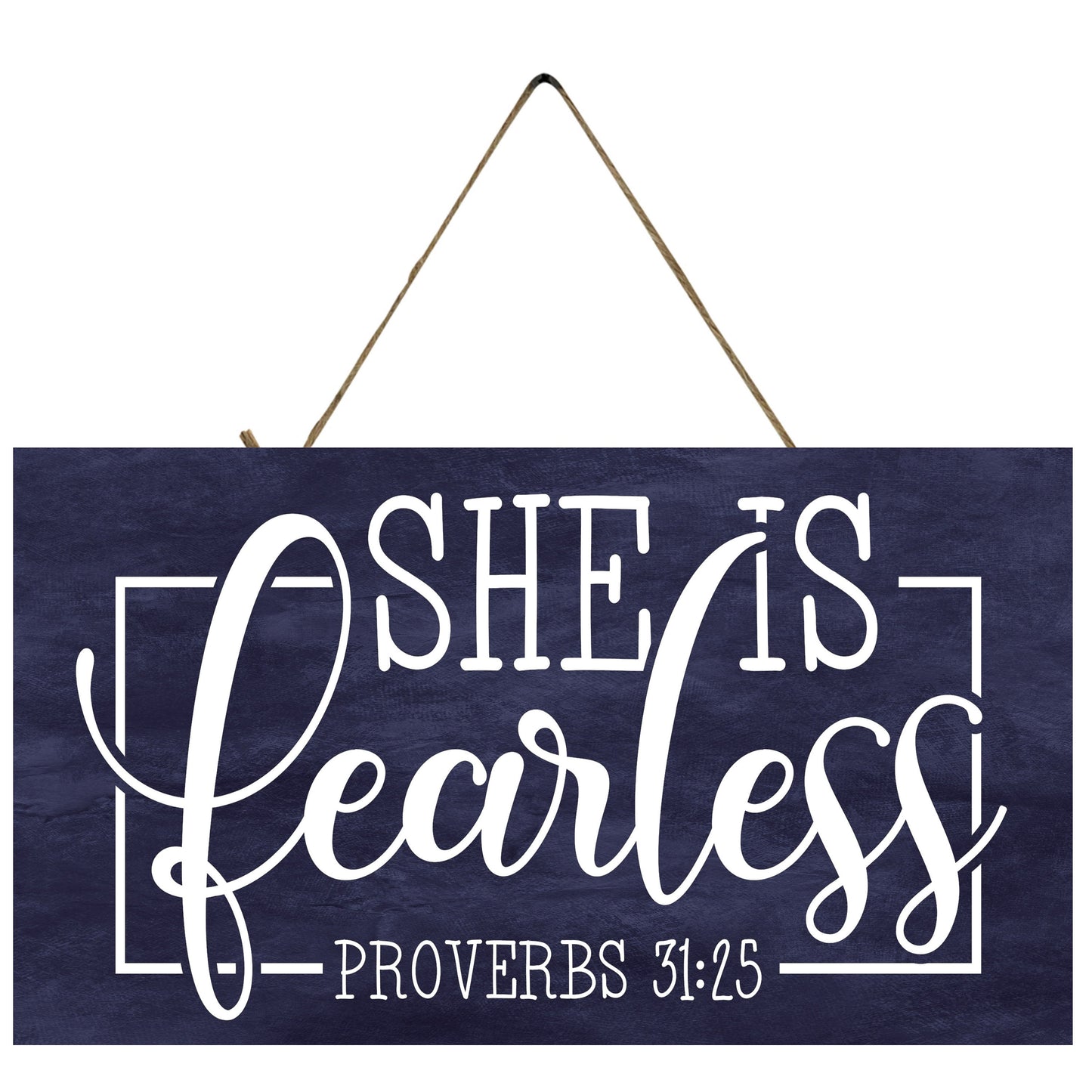 She is Fearless Printed Handmade Wood Sign