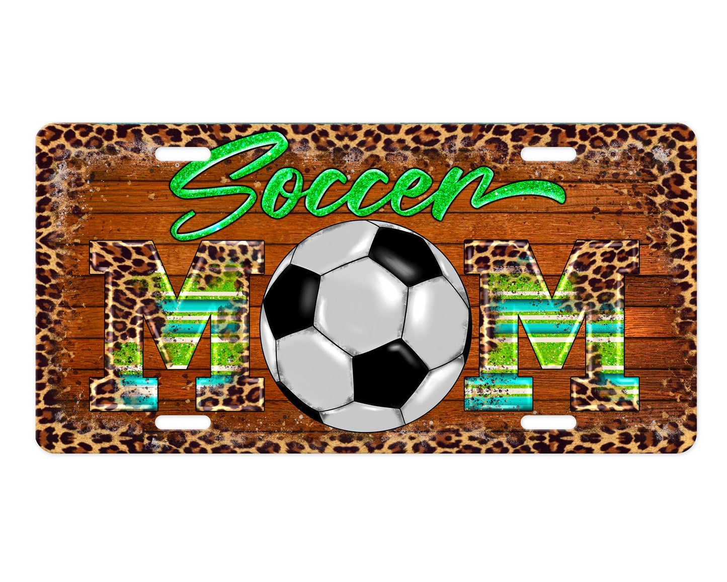 Soccer Mom Aluminum Front License Plate