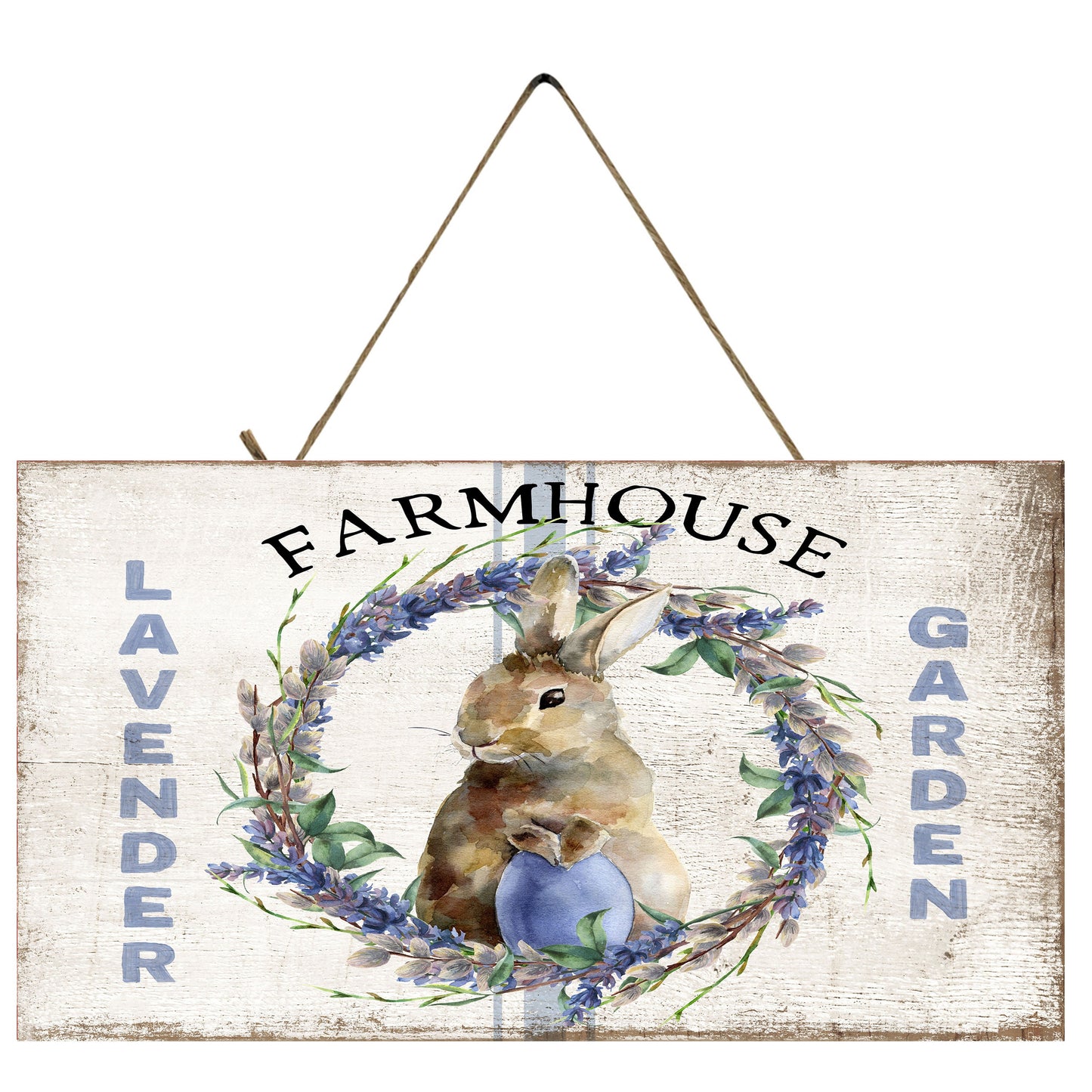 Farmhouse Lavender Market Handmade Wood Sign