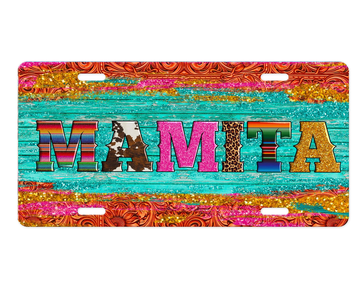 Mamita Aluminum Front License Plate