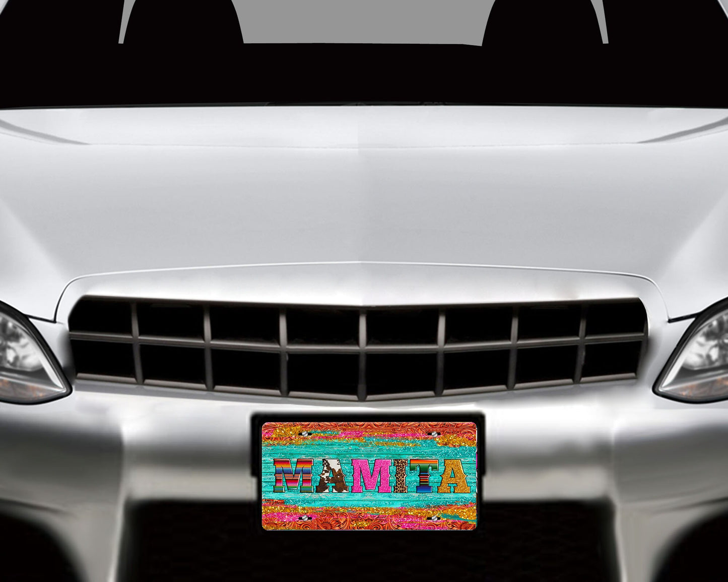 Mamita Aluminum Front License Plate