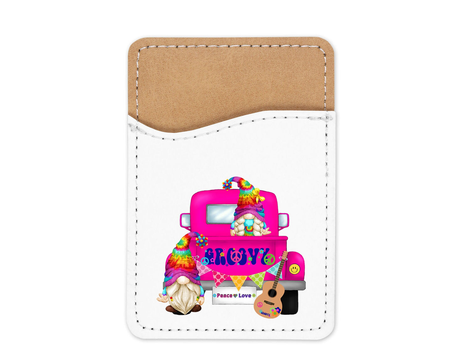 Groovy Gnome Truck Phone Wallet Credit Card Holder
