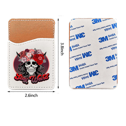 Stay Weird Phone Wallet Credit Card Holder