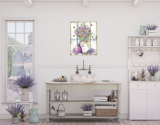 16x20 Fresh Lavender Wall Art Canvas Print