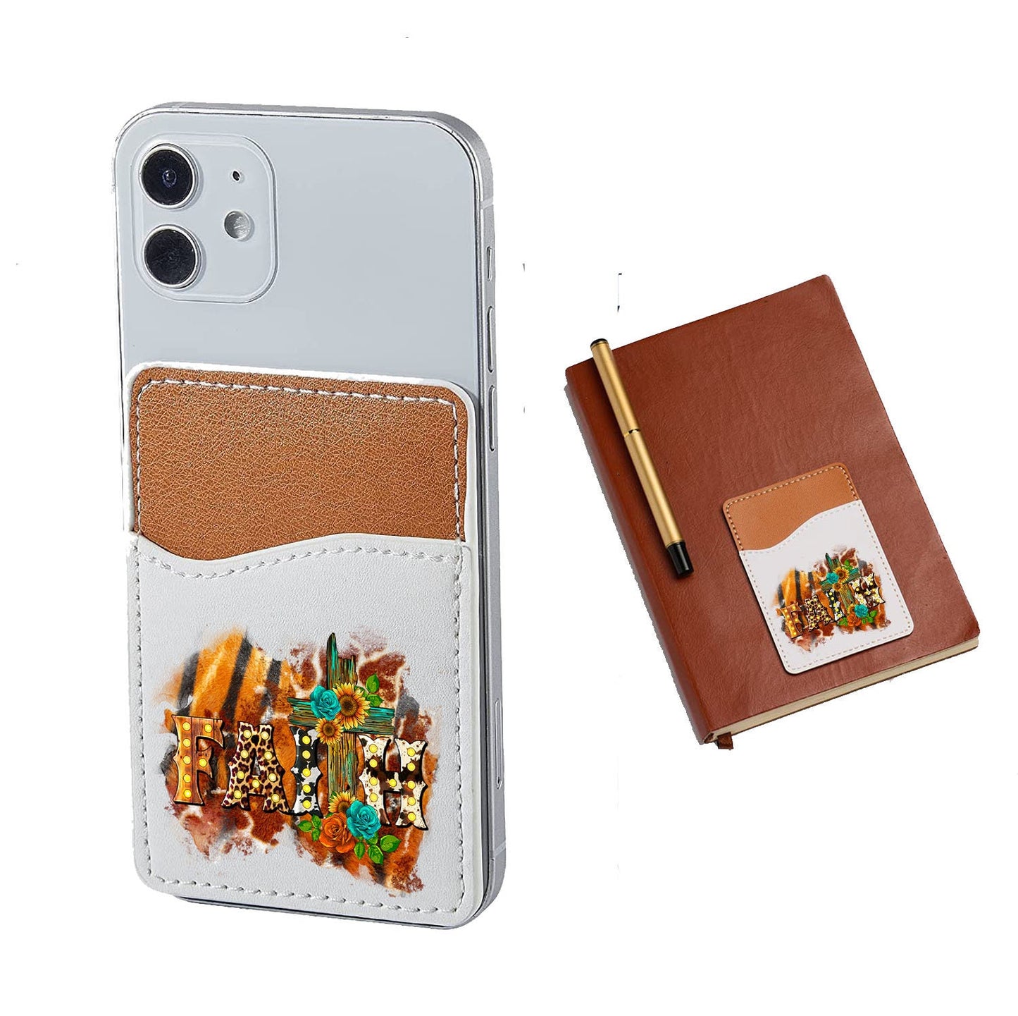 Faith Cross Western Phone Wallet Credit Card Holder