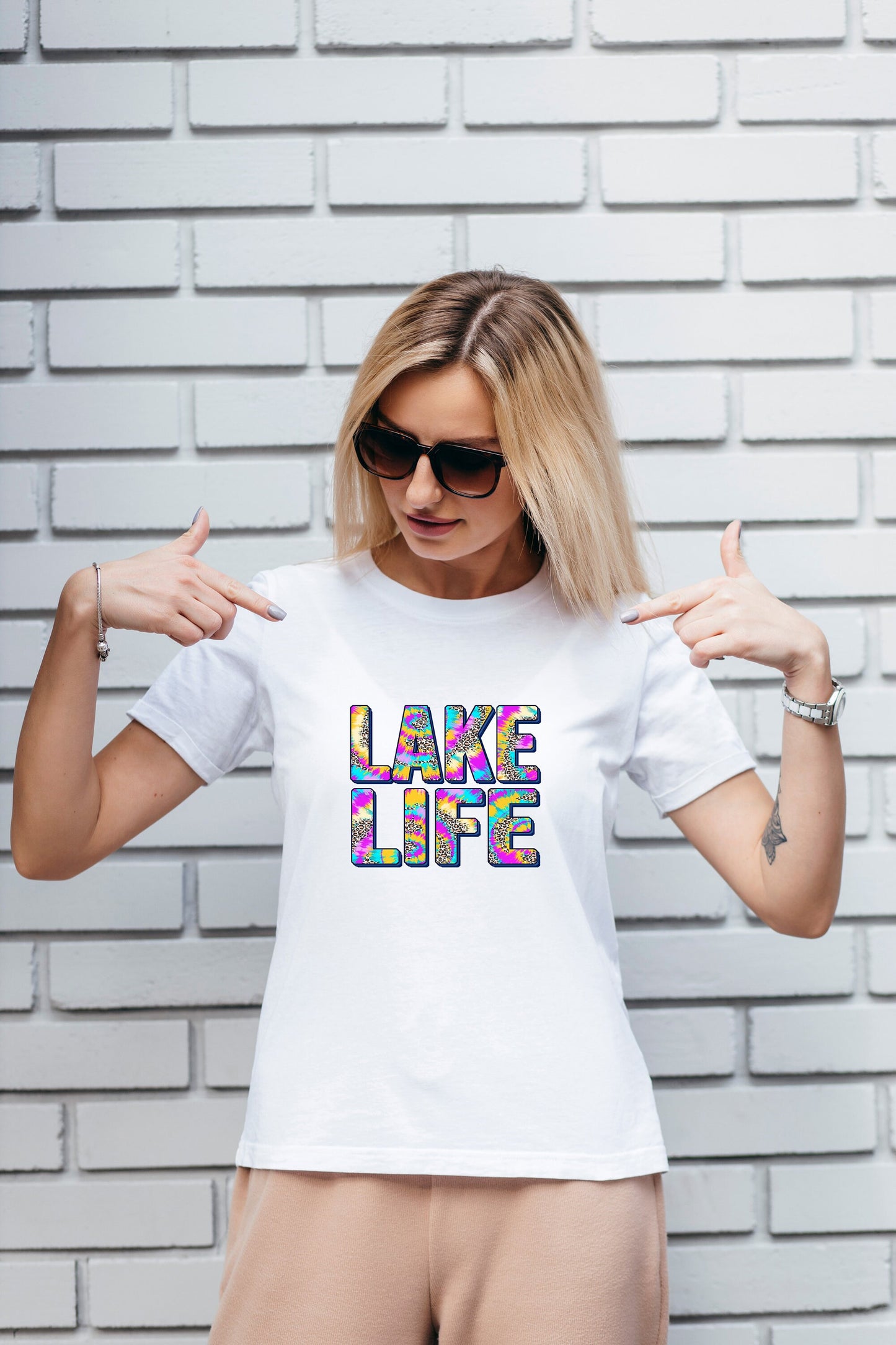 Lake Life, Summer T Shirt, Tshirt, Graphic T's  100% Cotton Black White or Gray, Tee, Motivational,