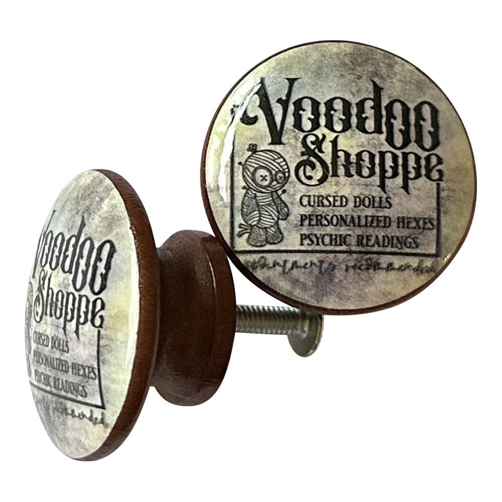 Voodoo Shop Wood Cabinet Knobs, Drawer Knobs and Pulls, Kitchen Cabinet Knobs, Boho Decor