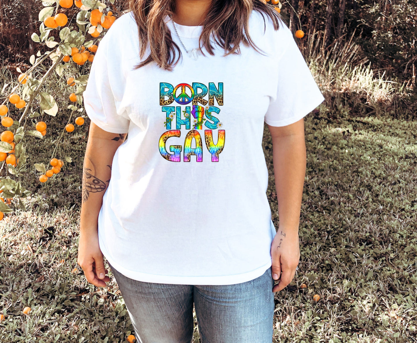 Born This Gay T Shirt, Tshirt, Graphic T's  100% Cotton Black White or Gray, Tee, Motivational,