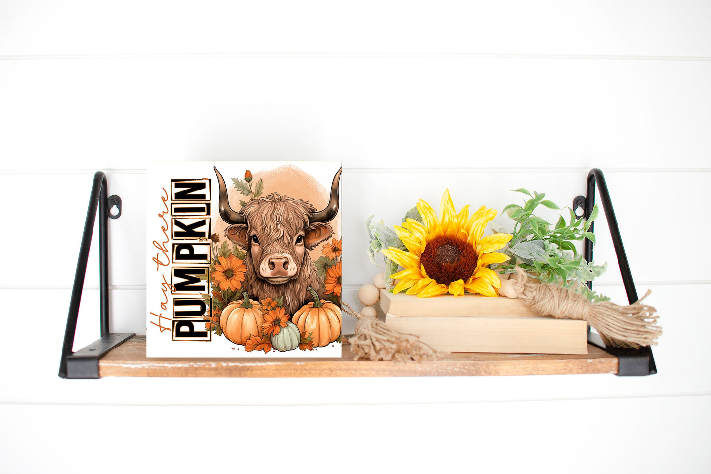 New Release Hay There Pumpkin Printed Handmade Wood  Mini Sign, Tier Tray Decor, Kitchen Sign, Farmhouse Decor, Wreath Sign, Door Hanger