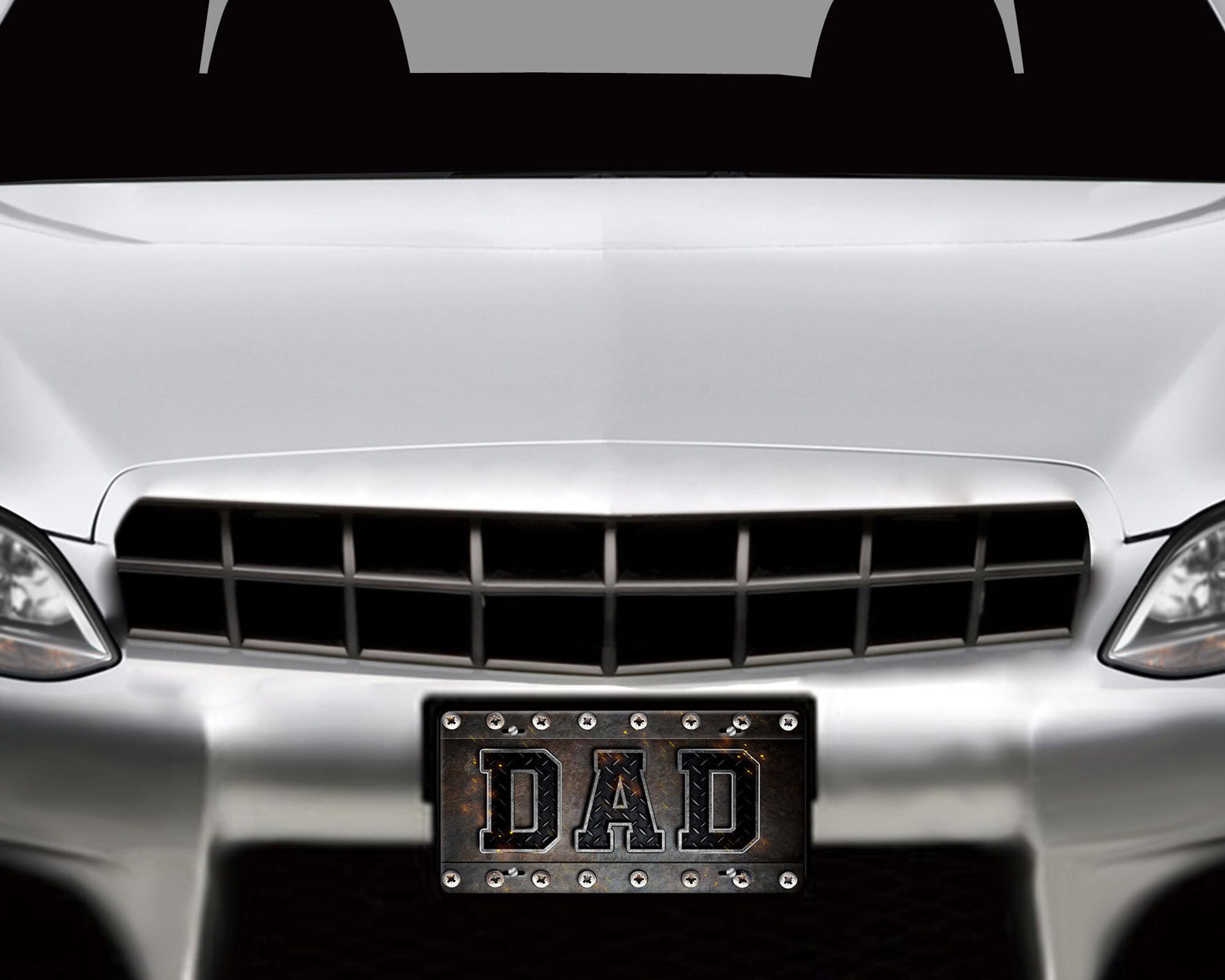 New Release Metal Dad Aluminum Vanity License Plate Car Accessory Decorative Front Plate