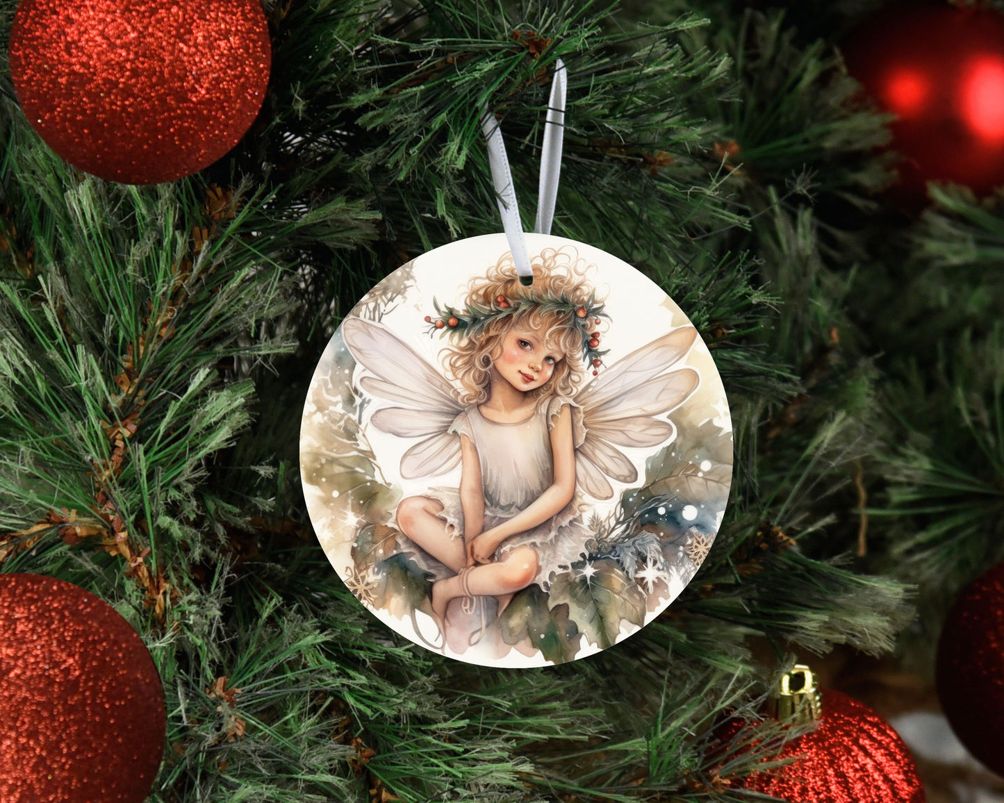 New Release Christmas Ornament, Sweet Christmas Fairy Ceramic Christmas Ornament