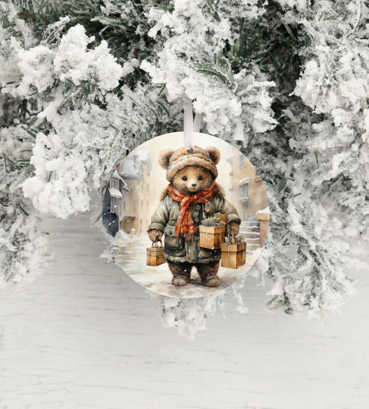 New Release Christmas Ornament, Christmas Bear Ceramic Christmas Ornament