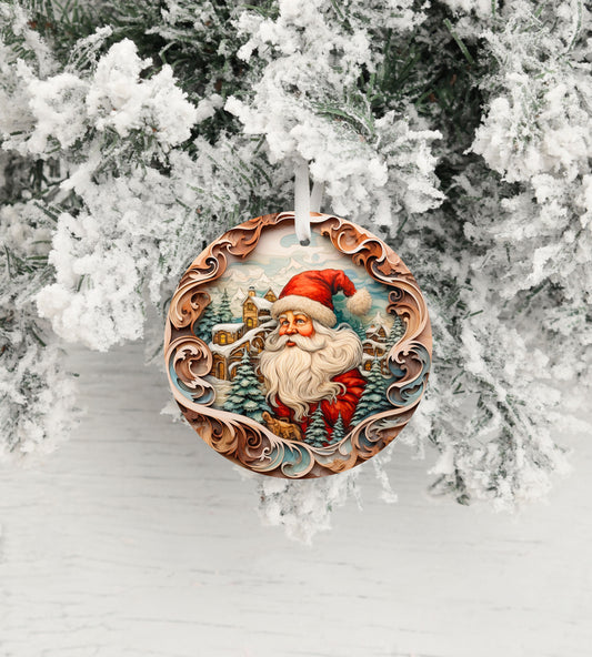 New Release Christmas Ornament, Santa Ceramic Christmas Ornament