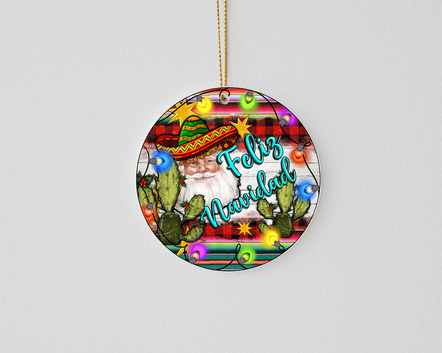 New Release Christmas Ornament, Feliz Navidad Ceramic Christmas Ornament