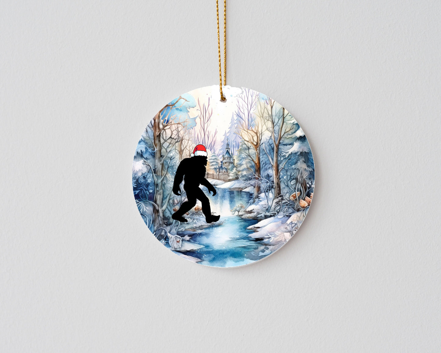 New Release Christmas Ornament, Fairy Forest Bigfoot Ceramic Christmas Ornament