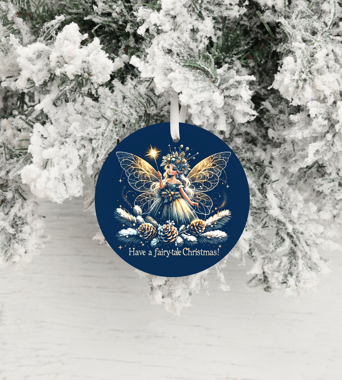 New Release Christmas Ornament, Have a Fairytale Christmas Ceramic Christmas Ornament