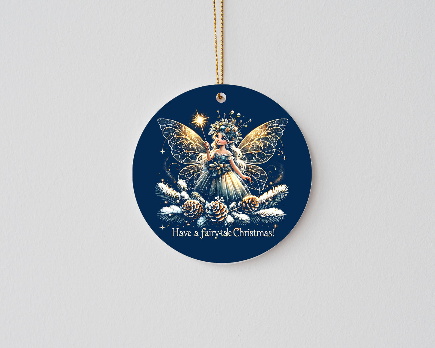 New Release Christmas Ornament, Have a Fairytale Christmas Ceramic Christmas Ornament