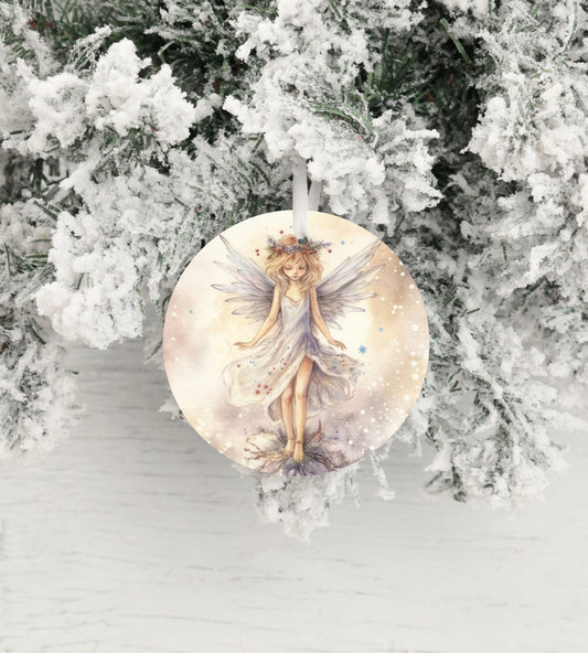 New Release Christmas Ornament, Christmas Fairy #4 Ceramic Christmas Ornament