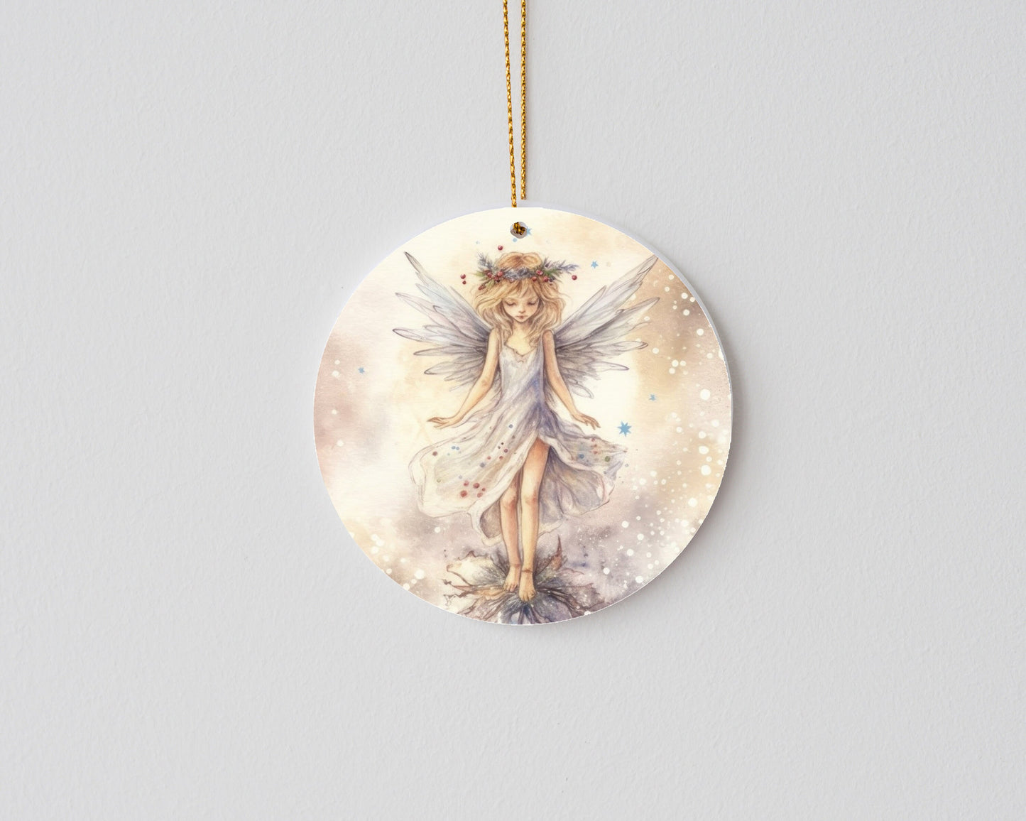 New Release Christmas Ornament, Christmas Fairy #4 Ceramic Christmas Ornament