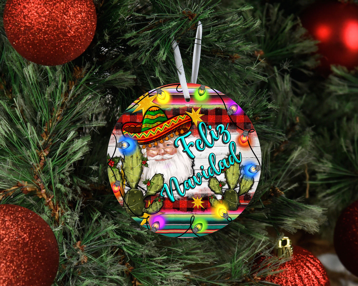 New Release Christmas Ornament, Feliz Navidad Ceramic Christmas Ornament